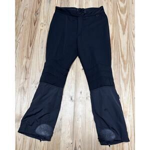 Vintage Roffe Jett Mens Ski Snow Pants Size 32 Black Nylon Wool Blend Made USA